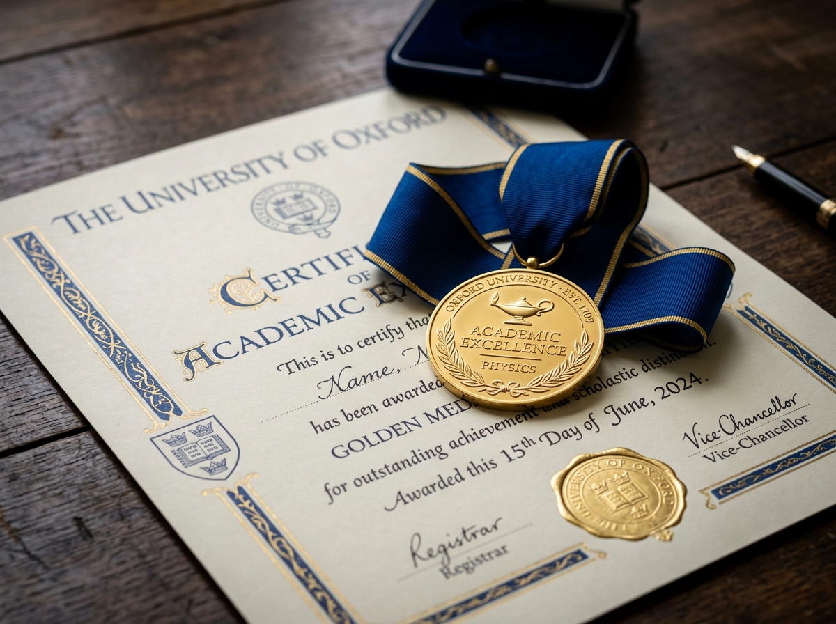 University Physics Gold Medal Award